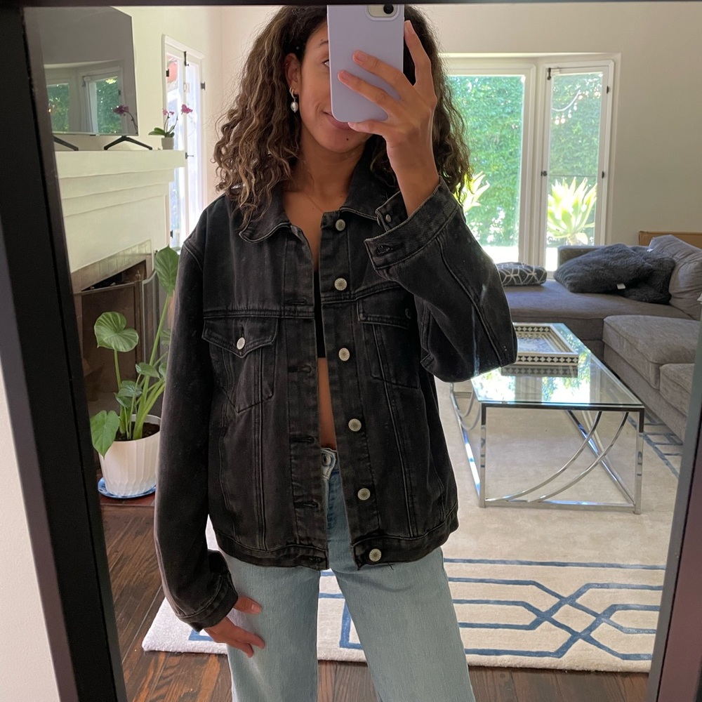 Brandy Melville black denim jacket